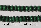 CMN205 15.5 inches 5*8mm rondelle natural malachite beads wholesale