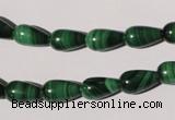 CMN219 15.5 inches 7*12mm teardrop natural malachite beads wholesale