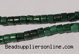 CMN235 15.5 inches 4*6mm heishi natural malachite beads wholesale