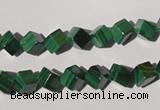 CMN246 15.5 inches 6*6mm cube natural malachite beads wholesale