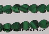 CMN262 15.5 inches 10*10mm heart natural malachite beads wholesale