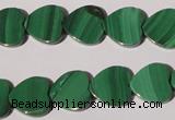 CMN263 15.5 inches 12*12mm heart natural malachite beads wholesale