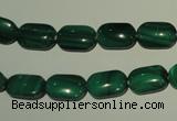 CMN303 15.5 inches 8*12mm rectangle natural malachite beads wholesale