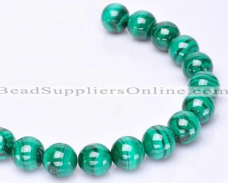 CMN38 AB grade 6mm round natural malachite beads Wholesale