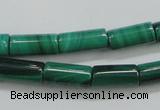 CMN410 15.5 inches 4*9mm tube natural malachite beads wholesale