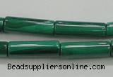 CMN411 15.5 inches 4*13mm tube natural malachite beads wholesale