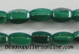 CMN422 15.5 inches 5*8mm faceted rice natural malachite beads