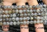 CMQ101 15.5 inches 6mm round moss quartz beads wholesale