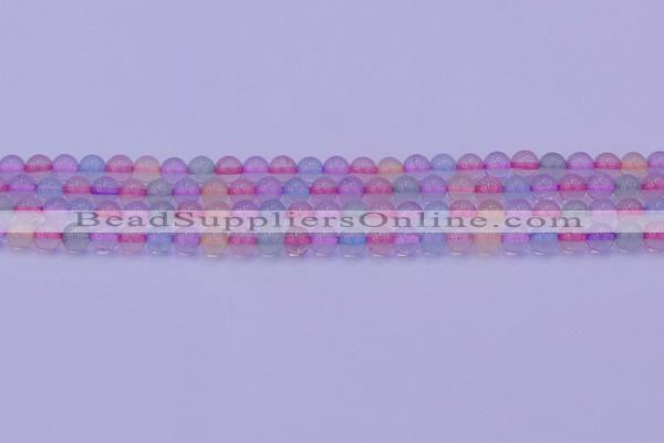 CMQ331 15.5 inches 6mm round colorful quartz beads wholesale