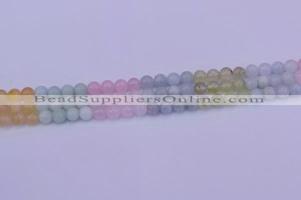 CMQ361 15.5 inches 6mm round rainbow quartz beads wholesale