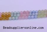 CMQ363 15.5 inches 10mm round rainbow quartz beads wholesale