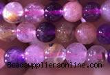 CMQ432 15.5 inches 6mm round mixed quartz beads wholesale