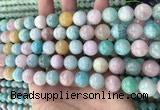 CMQ468 15.5 inches 10mm round mixed gemstone beads wholesale