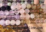 CMQ548 15.5 inches 14mm faceted round colorfull quartz beads