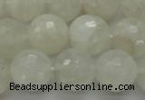 CMS1045 15.5 inches 14mm faceted round A grade white moonstone beads