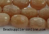 CMS1100 15.5 inches 12*16mm faceted rice moonstone gemstone beads