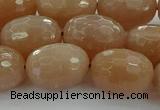 CMS1101 15.5 inches 13*18mm faceted rice moonstone gemstone beads