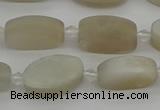 CMS1140 15.5 inches 10*16mm oval moonstone gemstone beads