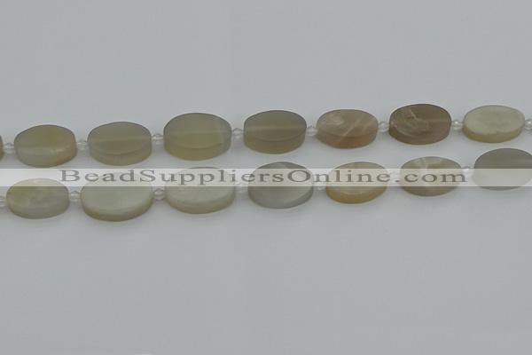 CMS1142 15.5 inches 15*22mm oval moonstone gemstone beads