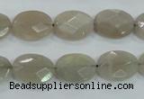 CMS132 15.5 inches 12*16mm faceted oval moonstone gemstone beads