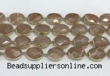 CMS1346 7.5 inches 15*20mm faceted oval moonstone beads