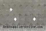 CMS1480 15.5 inches 2*4mm faceted rondelle white moonstone beads