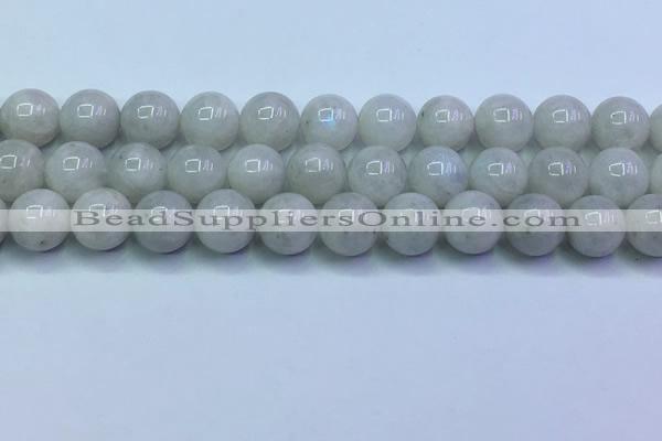 CMS1493 15.5 inches 12mm round white moonstone beads wholesale