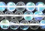 CMS1503 15.5 inches 10mm round synthetic moonstone beads wholesale