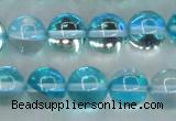 CMS1553 15.5 inches 10mm round synthetic moonstone beads wholesale