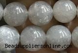 CMS1652 15.5 inches 8mm round grey moonstone beads wholesale