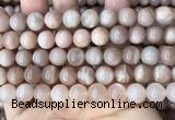 CMS1673 15.5 inches 10mm round moonstone beads wholesale