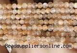 CMS1711 15.5 inches 5mm round rainbow moonstone beads wholesale