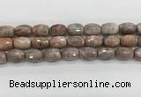 CMS1776 15.5 inches 12*16mm faceted rice AB-color moonstone beads