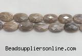 CMS1804 15.5 inches 20*30mm faceted oval AB-color moonstone beads