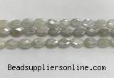 CMS1807 15.5 inches 10*14mm faceted oval AB-color moonstone beads