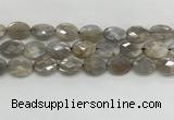 CMS1814 15.5 inches 13*18mm faceted oval AB-color moonstone beads