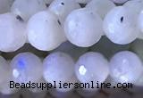 CMS1855 15.5 inches 6mm faceted round white moonstone beads wholesale