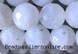 CMS1857 15.5 inches 10mm faceted round white moonstone beads wholesale