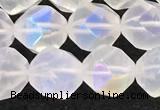 CMS1873 15.5 inches 10mm faceted nuggets AB-color white moonstone beads