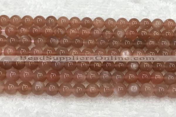 CMS1897 15.5 inches 8mm round moonstone gemstone beads