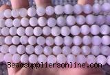 CMS1916 15.5 inches 8mm round white moonstone beads wholesale