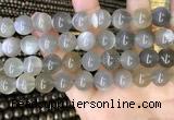 CMS1944 15.5 inches 12mm round grey moonstone beads wholesale