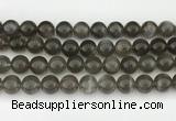 CMS2023 15.5 inches 12mm round black moonstone beads wholesale