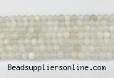 CMS2026 15.5 inches 6mm round white moonstone beads wholesale