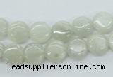 CMS209 15.5 inches 10mm flat round moonstone gemstone beads wholesale