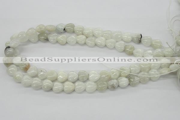 CMS212 15.5 inches 12*12mm heart moonstone gemstone beads wholesale