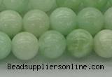 CMS412 15.5 inches 8mm round green moonstone beads wholesale