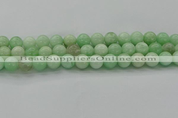 CMS413 15.5 inches 10mm round green moonstone beads wholesale