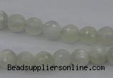 CMS452 15.5 inches 6mm faceted round white moonstone gemstone beads