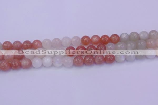 CMS633 15.5 inches 10mm round rainbow moonstone gemstone beads